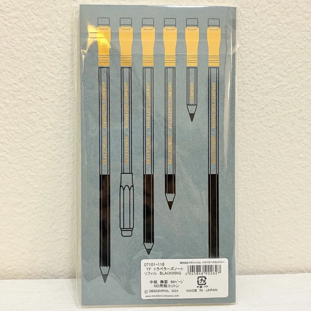 NEW Traveler's Notebook BLACKWING Edition Regular Refill Limited JAPAN
